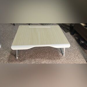 Little table desk for bed dorm or anywhere just need a declutter
